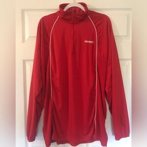 Marucci Mens 1/4 Zip Long Sleeve Performance Top XXL